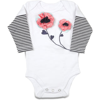 Coral Sky Long Sleeve Onesie (6-9 Months)