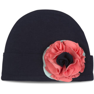 Coral Sky Flower Hat