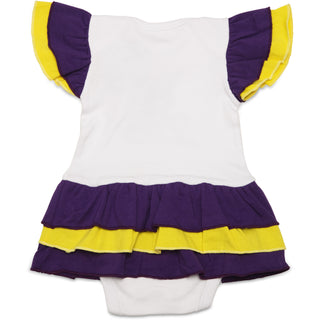 Purple & Gold #1 Fan Onesie Dress