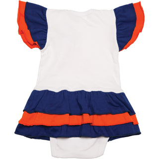 Blue & Orange #1 Fan Onesie Dress