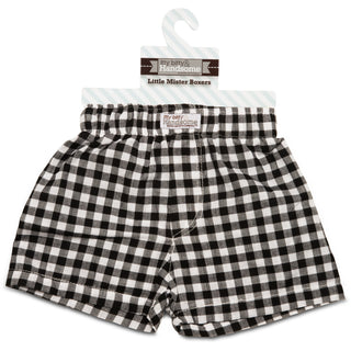 Gingham Style Boxer Shorts (6-12 Months)