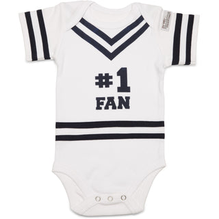 Navy & White Infant Onesie