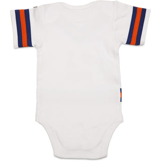 Blue & Orange 0-6 Months Infant Onesie
