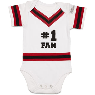 Red & Black Infant Onesie