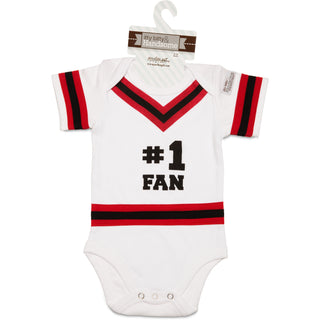 Red & Black Infant Onesie