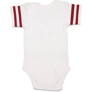 Maroon & White Infant Onesie