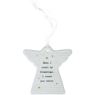 Angel Blessings 3" Hanging Angel Plaque