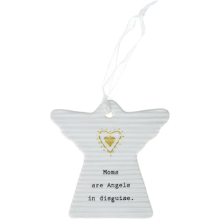 Moms are Angels 3" Hanging Angel Plaque