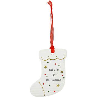 Baby's 1st 3.75" Stocking Ornament