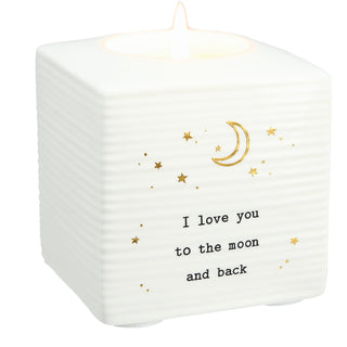 Love You 2.75" Tealight Holder