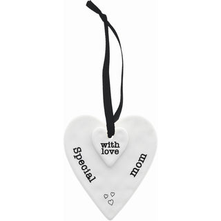 Special Mom  3" Ceramic Keepsake Heart Plaque