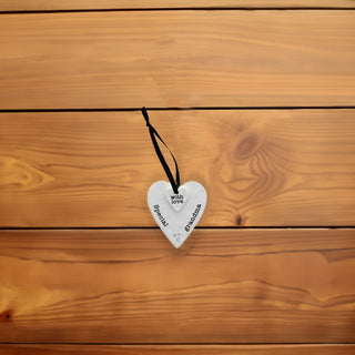 Special Grandma 3" Ceramic Keepsake Heart Plaque