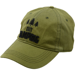 Out Camping Olive Adjustable Hat