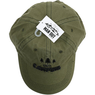 Out Camping Olive Adjustable Hat