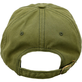 Camping Dad Olive Adjustable Hat