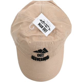 Out Hiking Tan Adjustable Hat