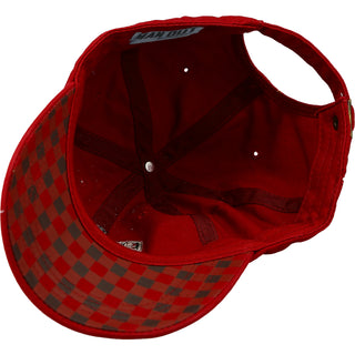 Out Fishing Red Adjustable Hat