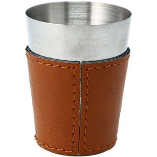 Out Hiking Stainless Shot Glass with Sleeve