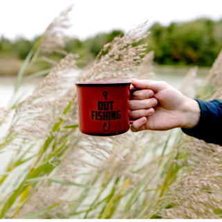 Out Fishing 18 oz Mug