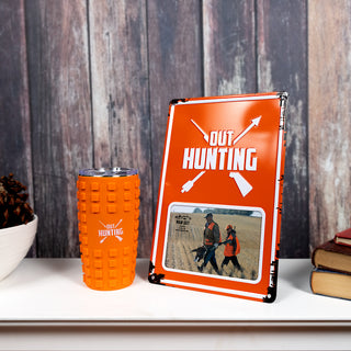 Out Hunting 8" x 11.75" Tin Frame (Holds 6" x 4" Photo)