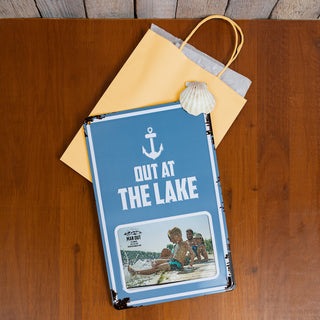 Out at the Lake 8" x 11.75" Tin Frame (Holds 6" x 4" Photo)