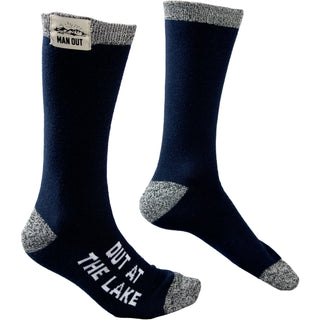 Out at the Lake Men's Socks