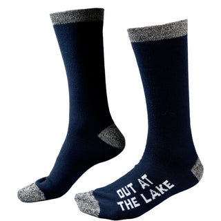 Out at the Lake Men's Socks