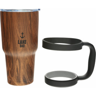 Lake Dad 30 oz Stainless Steel Travel Tumbler with Handle