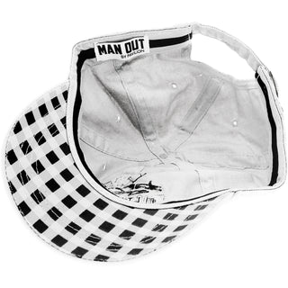 Out Golfing White Adjustable Hat