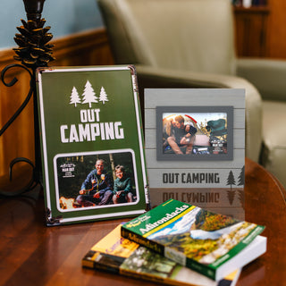 Camping 8.75" Frame
(Holds 6" x 4" Photo)