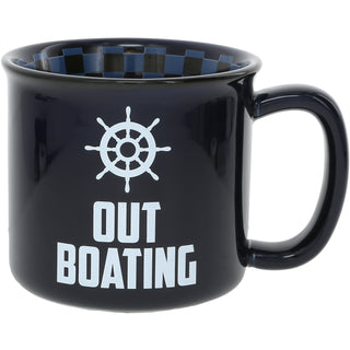 Out Boating 18 oz Mug