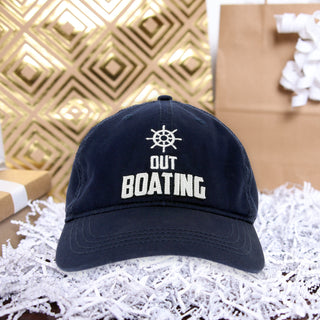 Out Boating Dark Blue Adjustable Hat