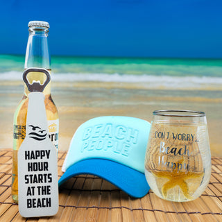 Beach 7" Bottle Opener Magnet