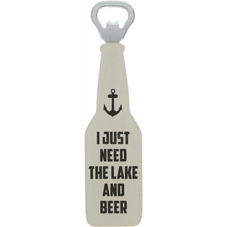 Lake 7" Bottle Opener Magnet