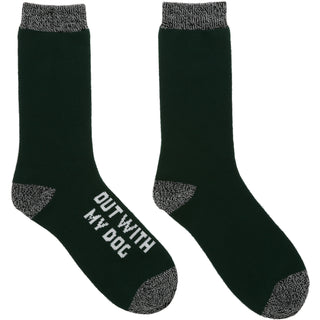 Out with my Dog Men's Socks