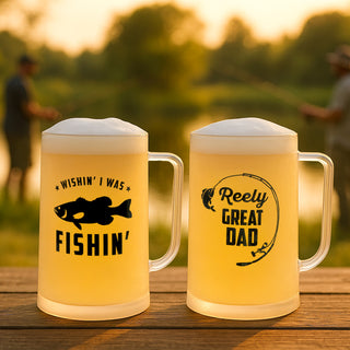 Reely Great 12 oz Freezer Stein