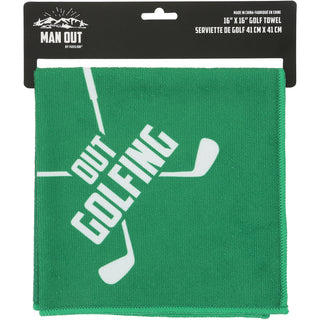 Out Golfing 16" Microfiber Golf Towel