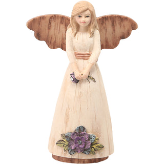 Mother 4.5" Angel Holding Flowers Ornament