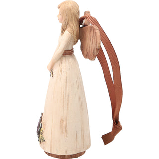 Mother 4.5" Angel Holding Flowers Ornament