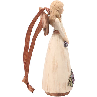 Mother 4.5" Angel Holding Flowers Ornament