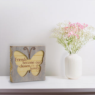 Friend 4.5" Butterfly Plaque