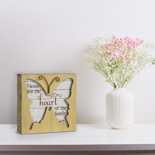 Nana 4.5" Butterfly Plaque