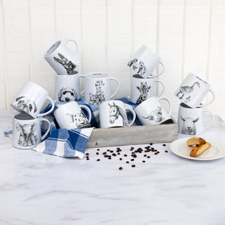 Pugs & Kisses 17 oz Mug