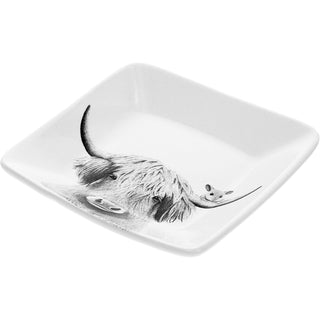 Highland Cow 4.25" Keepsake Dish