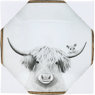 Highland Cow 4.25" Keepsake Dish