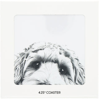 Dog 4.25" Coaster