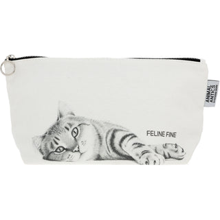 Feline Fine Zippered Pouch