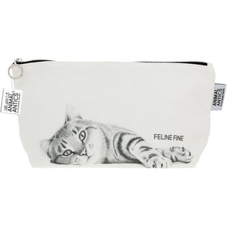 Feline Fine Zippered Pouch