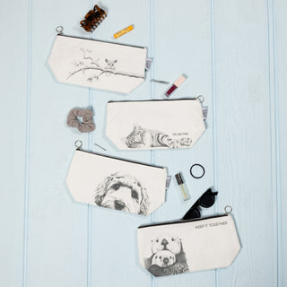 Feline Fine Zippered Pouch