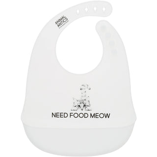 Food Meow Silicone Catch All Bib